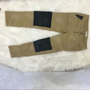 Free People Jeans - Free People Patchwork Tan Jeans Free People Jeans - Free People Patchwork Tan Jeans